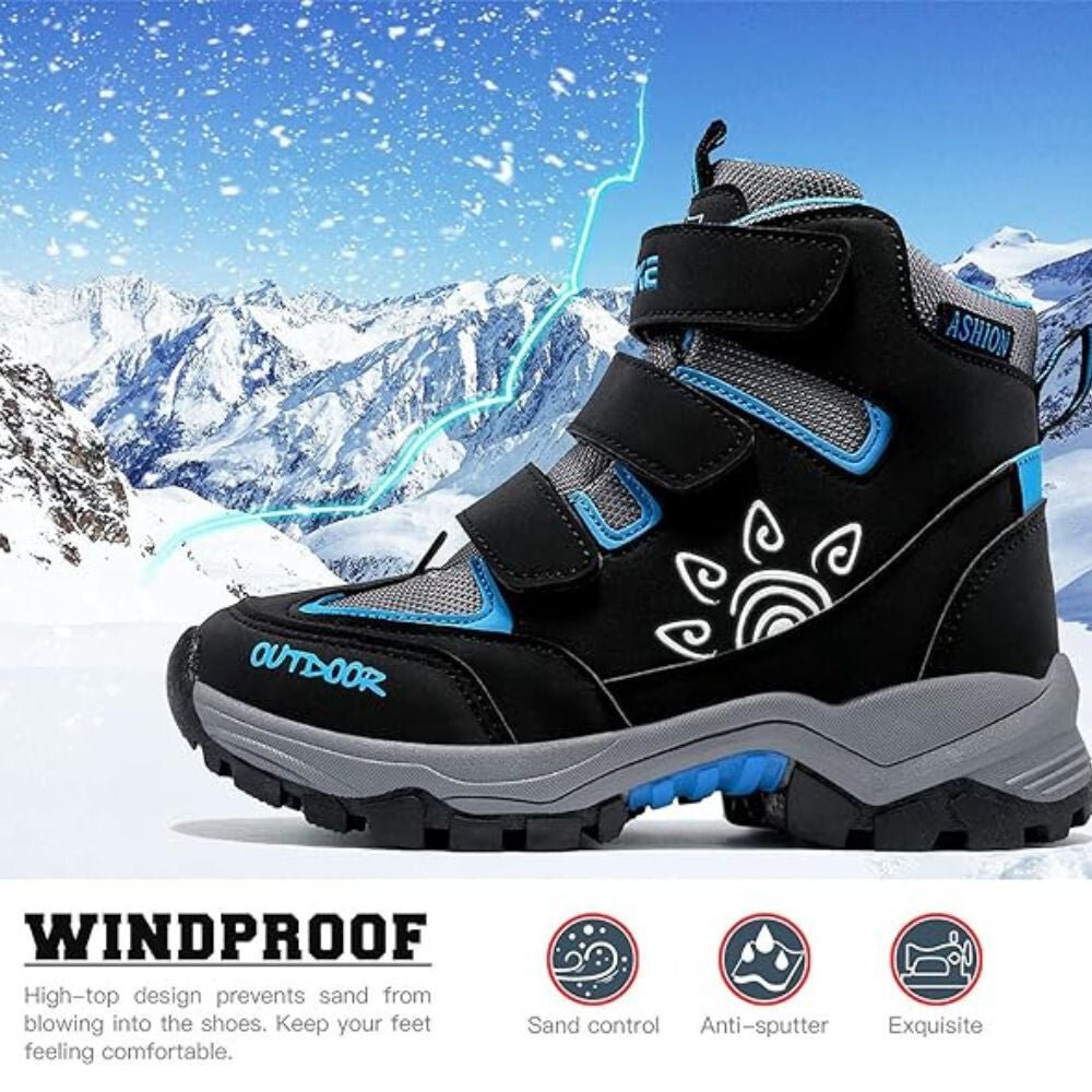ASHION Winterschuhe Blau-Schwarz