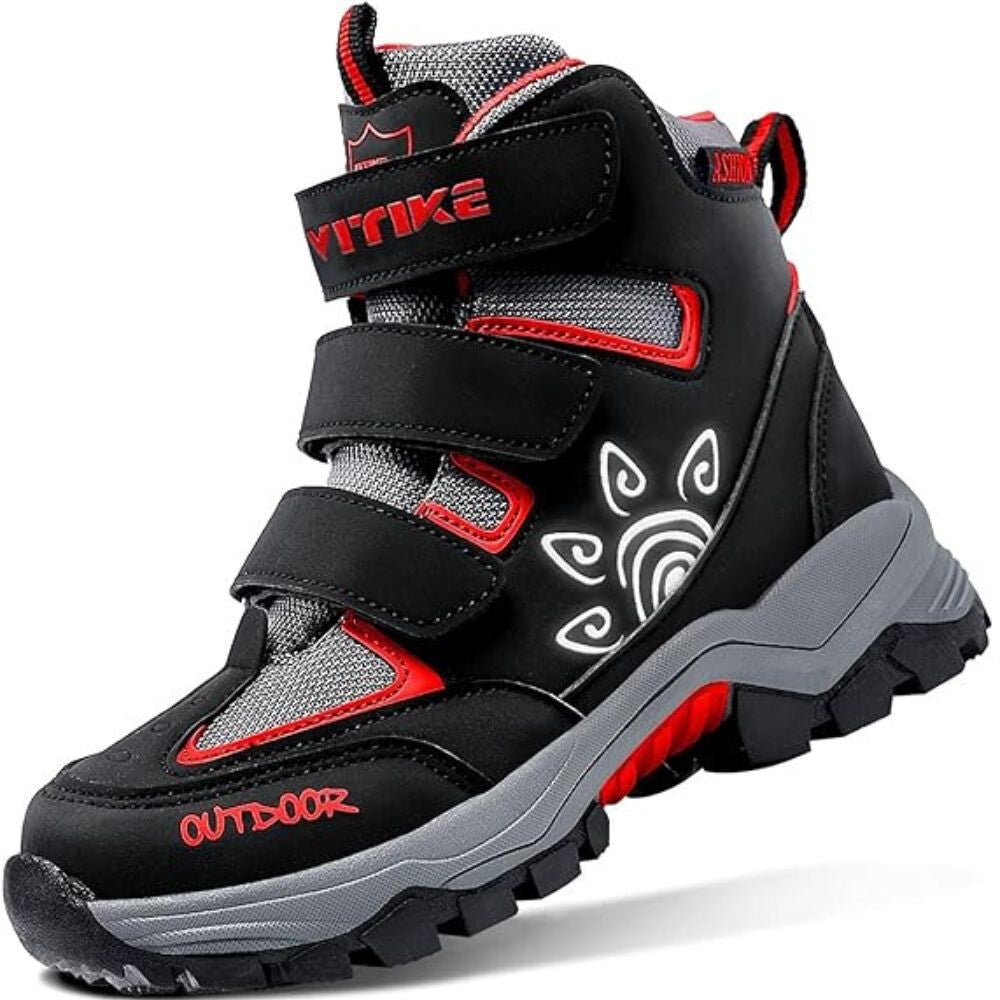 ASHION Winterschuhe Rot-Schwarz