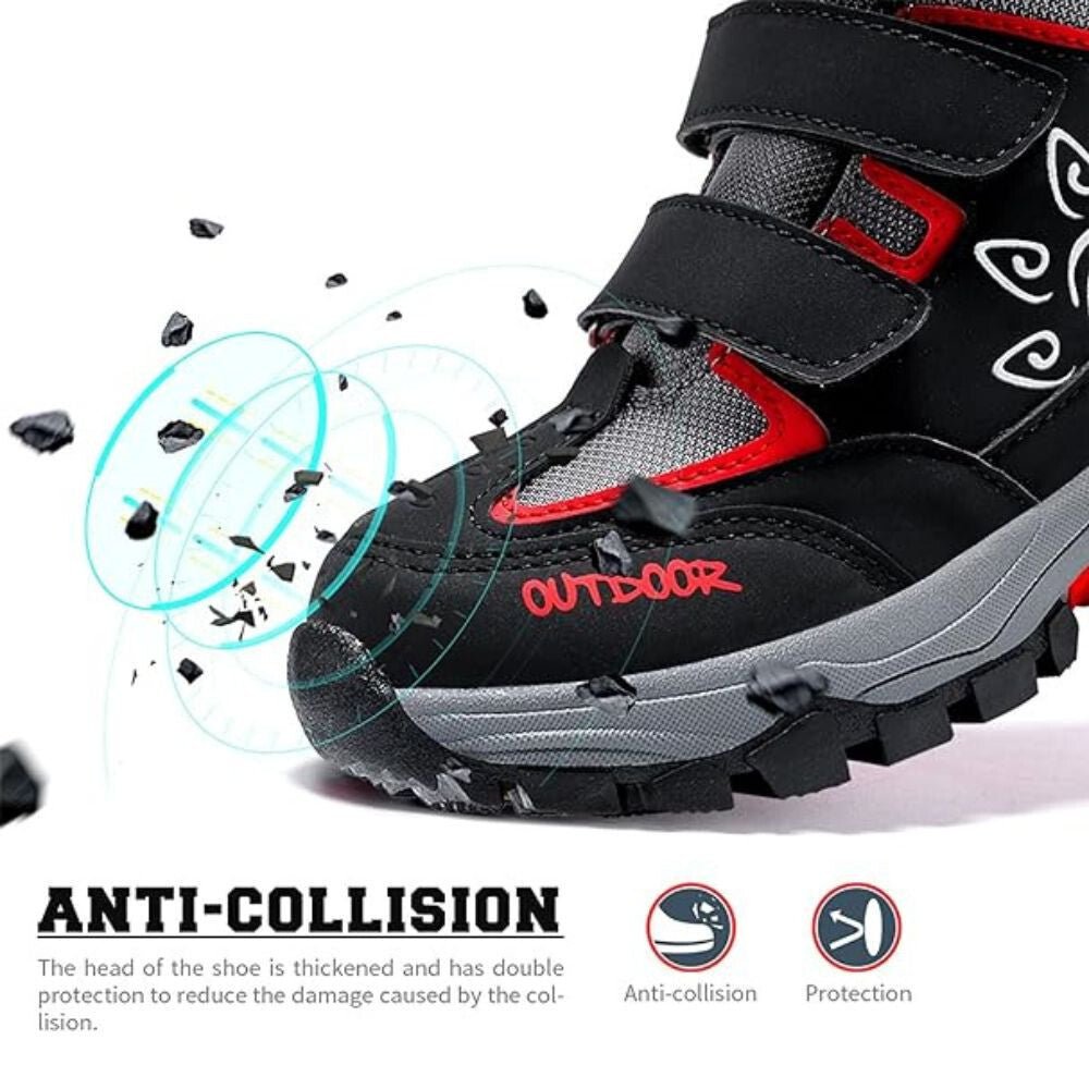 ASHION Winterschuhe Rot-Schwarz