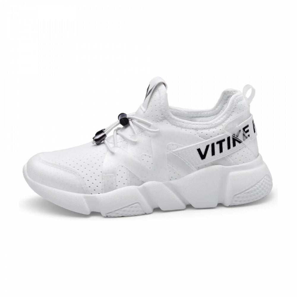 ASHION Vitike Kinder Turnschuhe Weiß