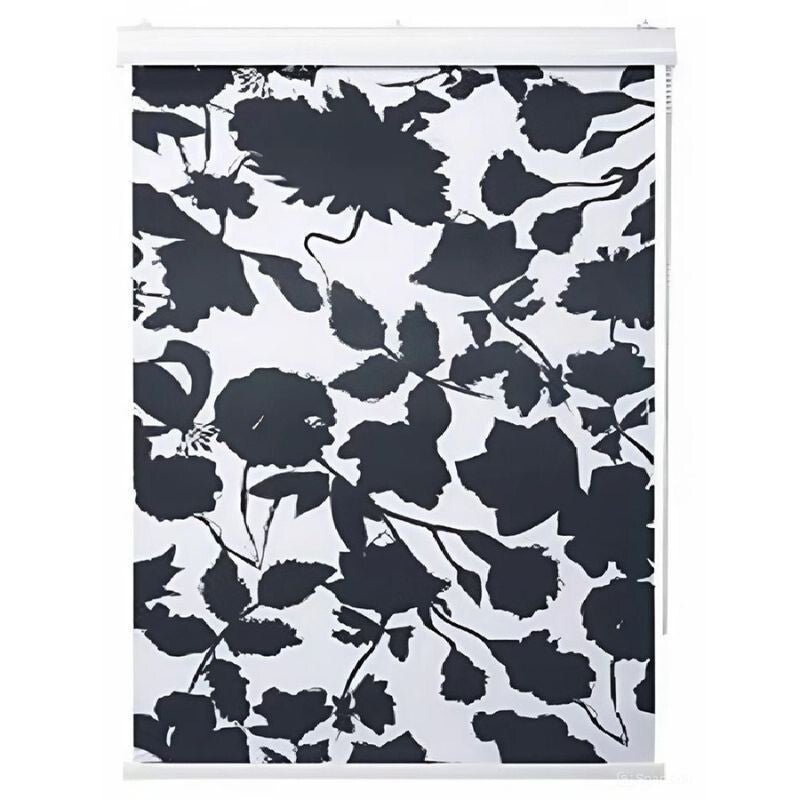 Blux Designer Verdunkelungsrollo, 45 x 165cm - Giftgrünes Muster