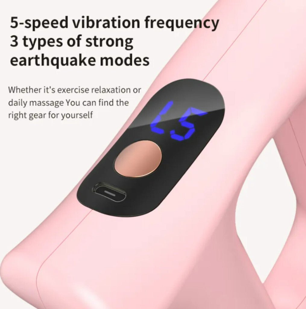 BLux Tragbarer Elektrischer Muskelstimulator Massagegerät - Vibrations-Handmassagegerät