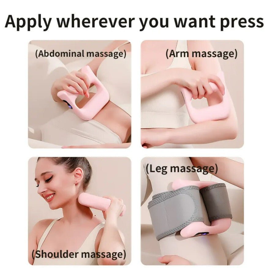 BLux Tragbarer Elektrischer Muskelstimulator Massagegerät - Vibrations-Handmassagegerät