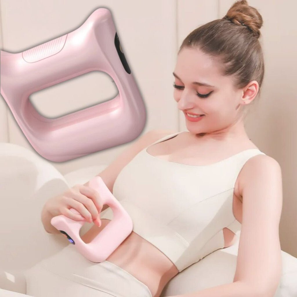 BLux Tragbarer Elektrischer Muskelstimulator Massagegerät - Vibrations-Handmassagegerät