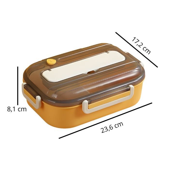 BSHOP Geteiltes Aufbewahrungs-Essensbehälter-Set 1300 ml