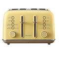 Buydeem DT640E Toaster – 4 Scheiben, Zitronengelb Retro Design