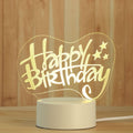 Nápis Happy Birthday