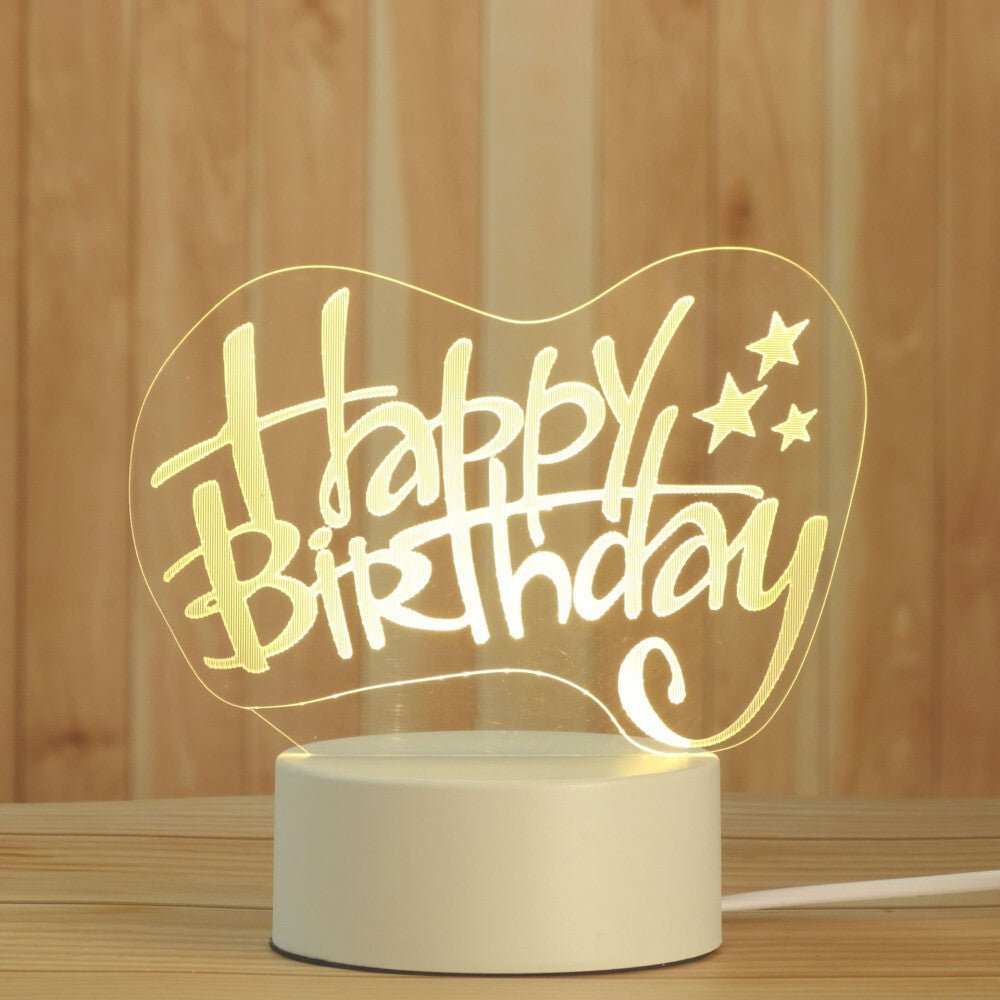 DreamLED Dekorative LED-Lampe, 3D Herzförmige Luftballons