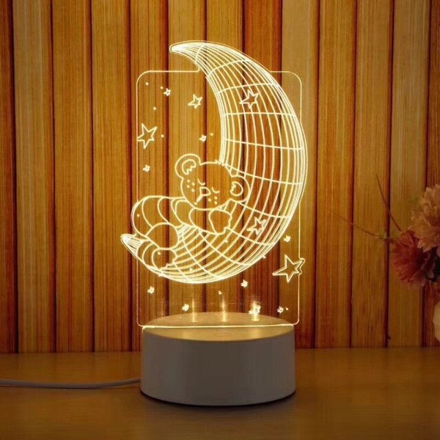 DreamLED Dekorative LED-Lampe, 3D Herzförmige Luftballons