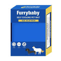 Furrybaby Kühlmatratze für Haustiere - XS (30×40 cm), Blau, Sommerliches Kühlbett für Kleintiere