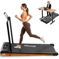 TISSCARE 4-in-1-Geh- und Laufband mit verstellbarer Steigung, 6 km/h, 130 kg