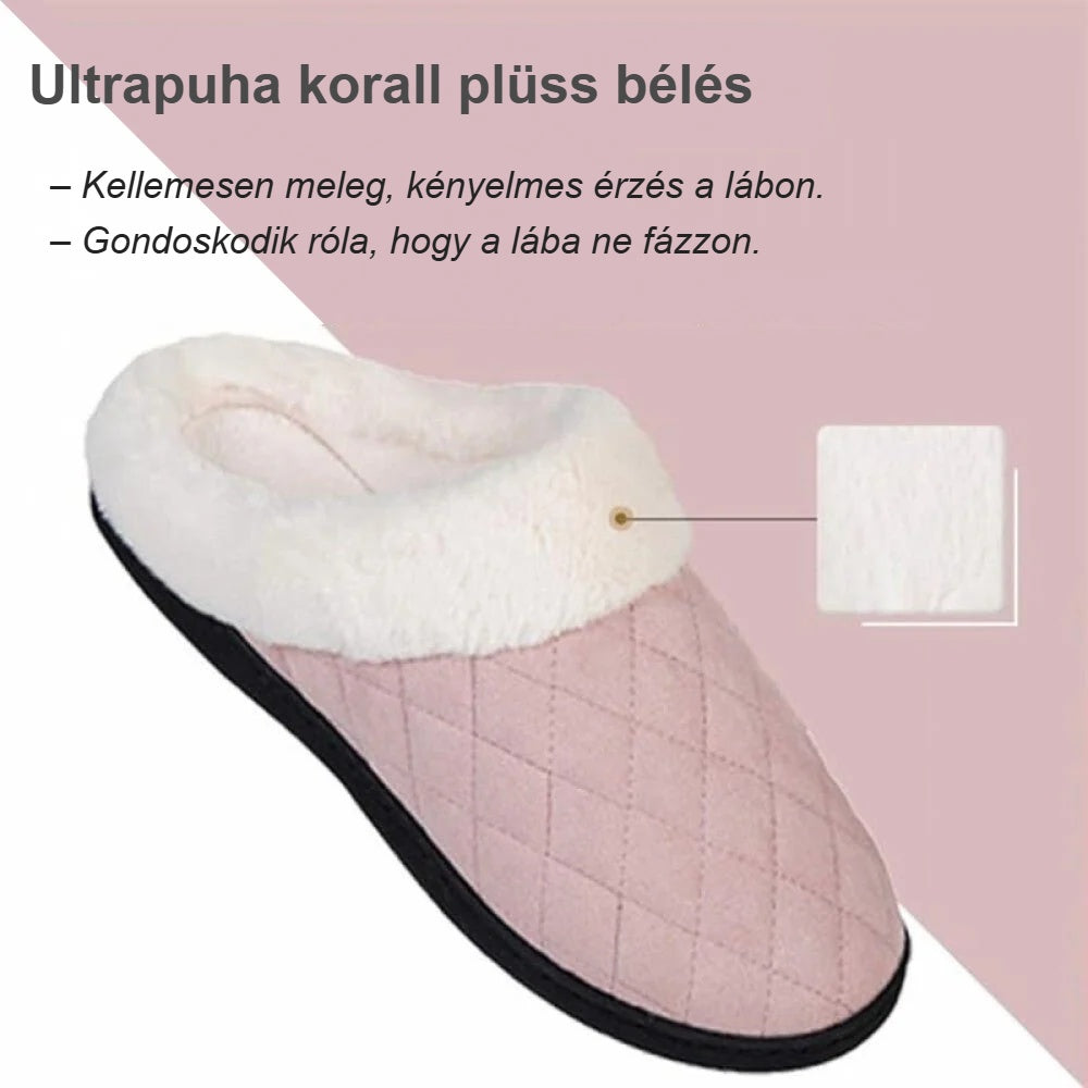 Mamusz puha, korall plüss bélése közelről