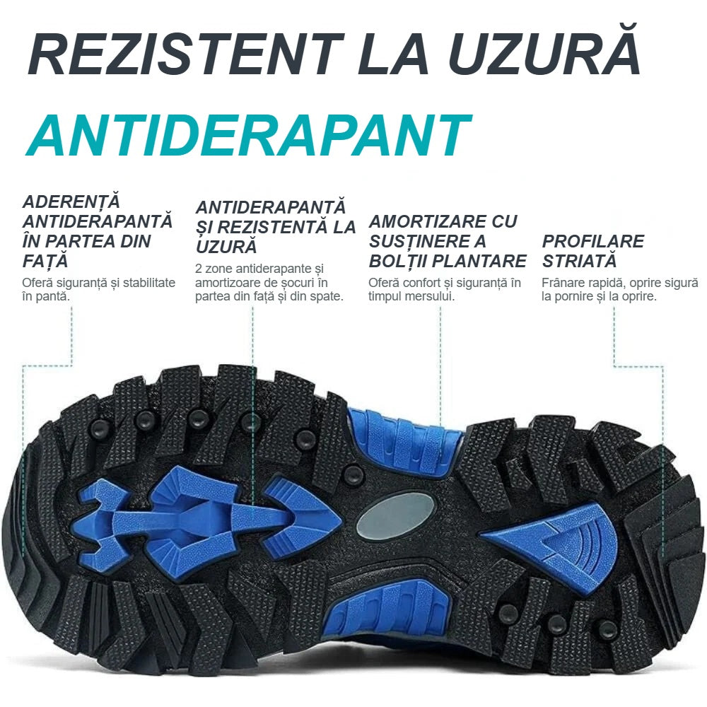 Talpa TPR antiderapantă și rezistentă la uzură a pantofului, cu zonele marcate