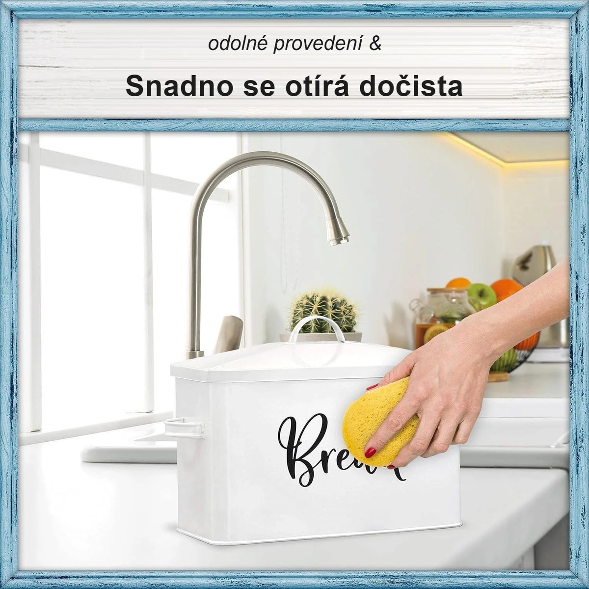 Čištění chlebníku houbičkou