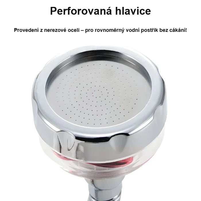 Laserově perforovaná výstupní destička hlavice z nerezové oceli