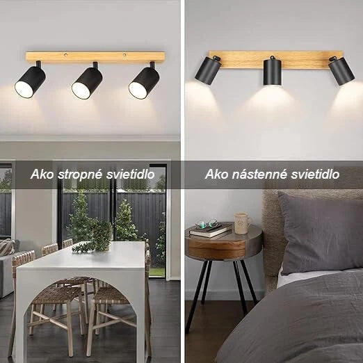 Bodové svietidlo ako stropné aj nástenné svietidlo