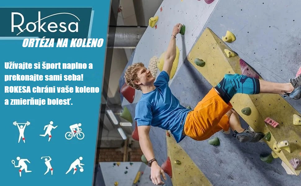 Ortéza na koleno na šport: lezkyňa a ikony odporúčaných športov