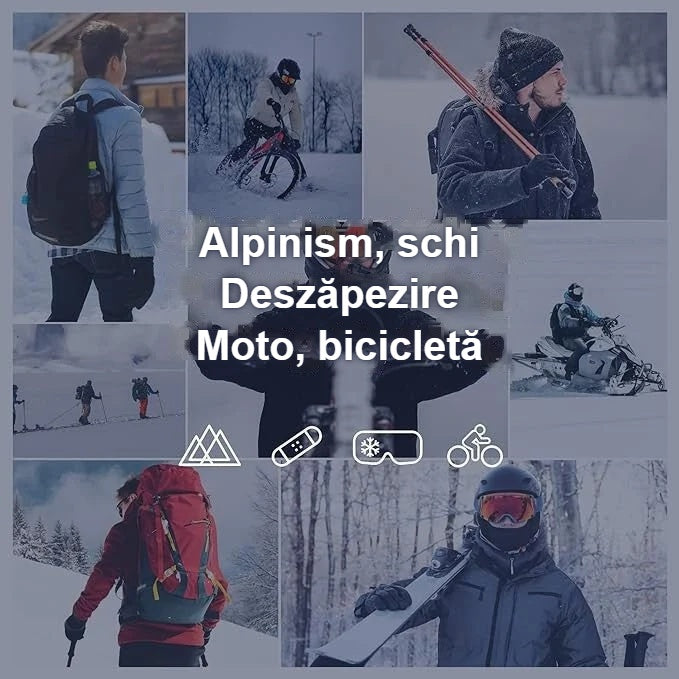 Mănuși de schi pentru schi, deszăpezire, motocicletă și bicicletă