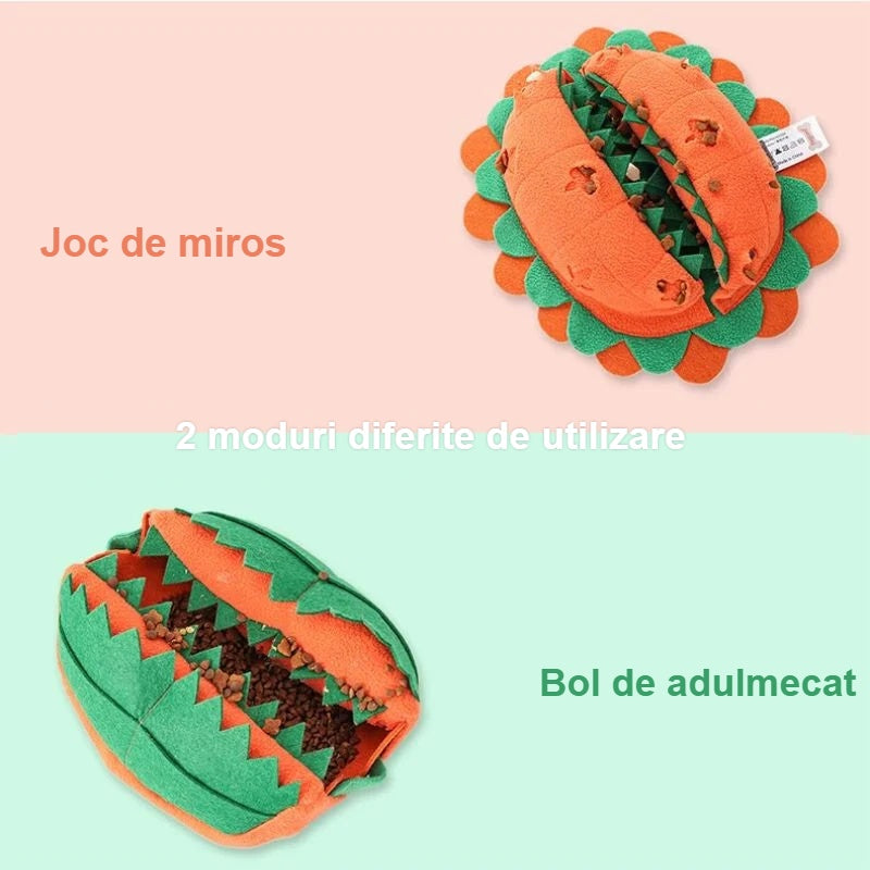 Cele două moduri de utilizare: joc de miros și bol de adulmecat