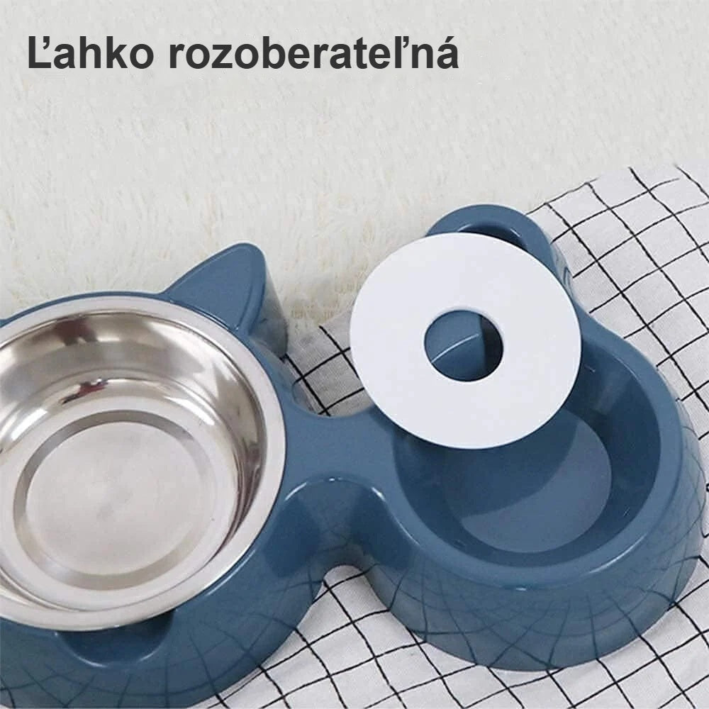 Rozoberateľná miska s miskou z nerezovej ocele