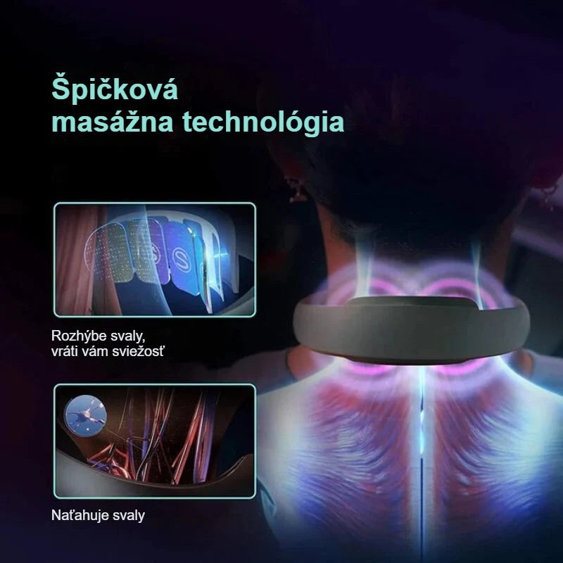 Masážna technológia prístroja na krk, stimulácia svalov