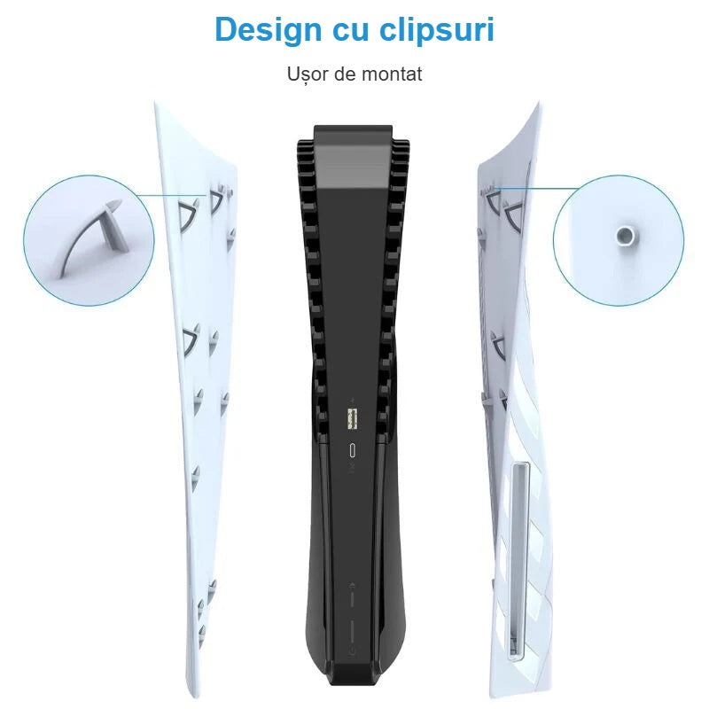 Prinderea cu clipsuri a panoului frontal PS5
