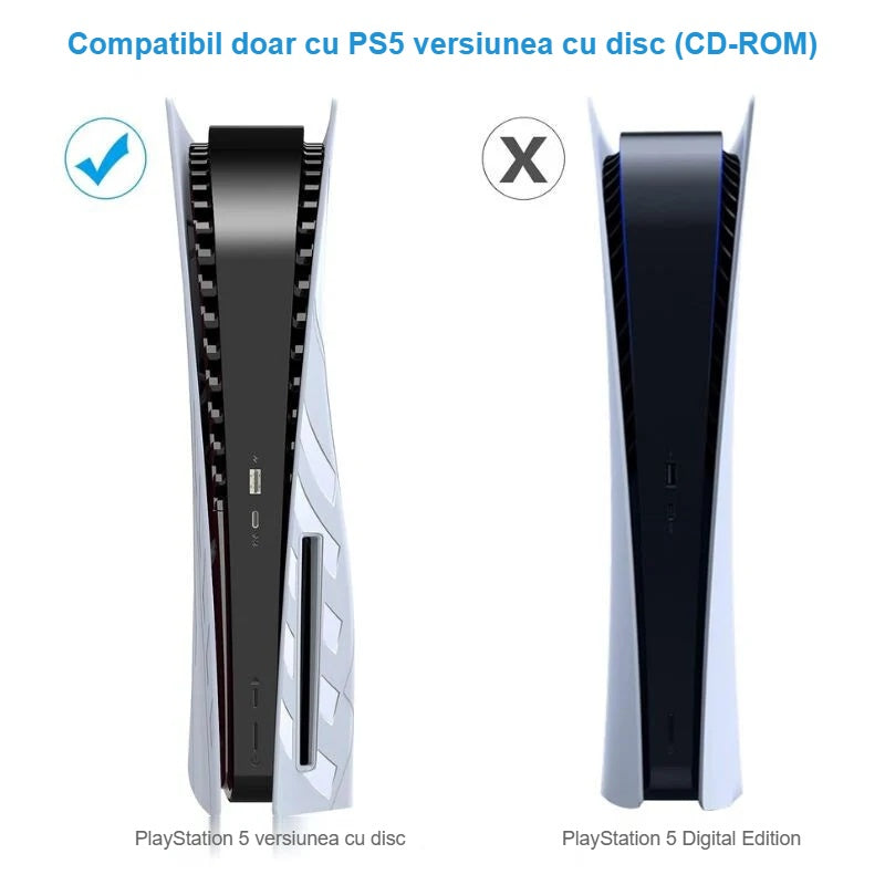 Panou frontal PS5 doar pentru versiunea cu disc, nu pentru Digital Edition