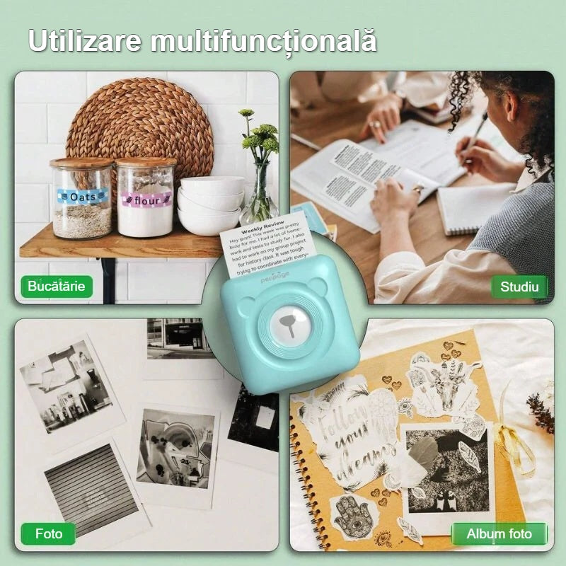 Utilizările mini imprimantei foto: în bucătărie, la învățat, pentru albumul de amintiri