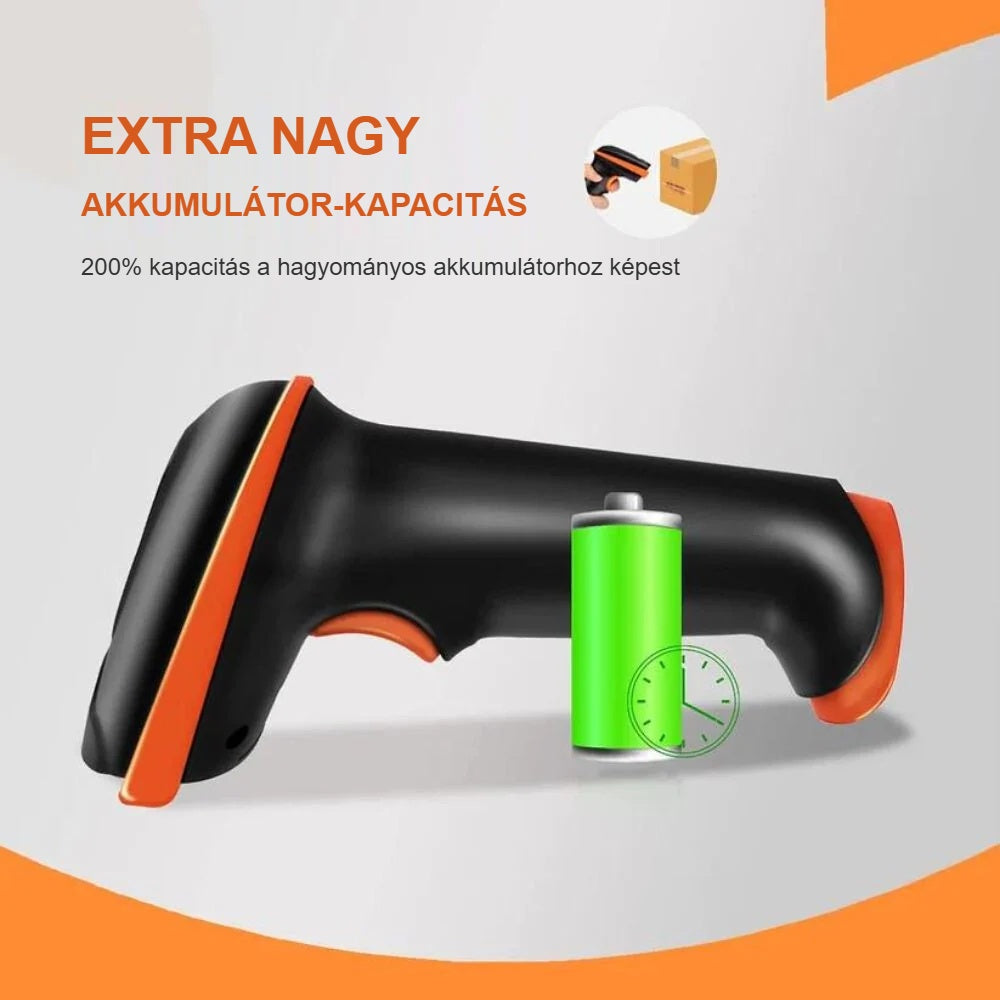Vonalkódolvasó nagy kapacitású akkumulátora