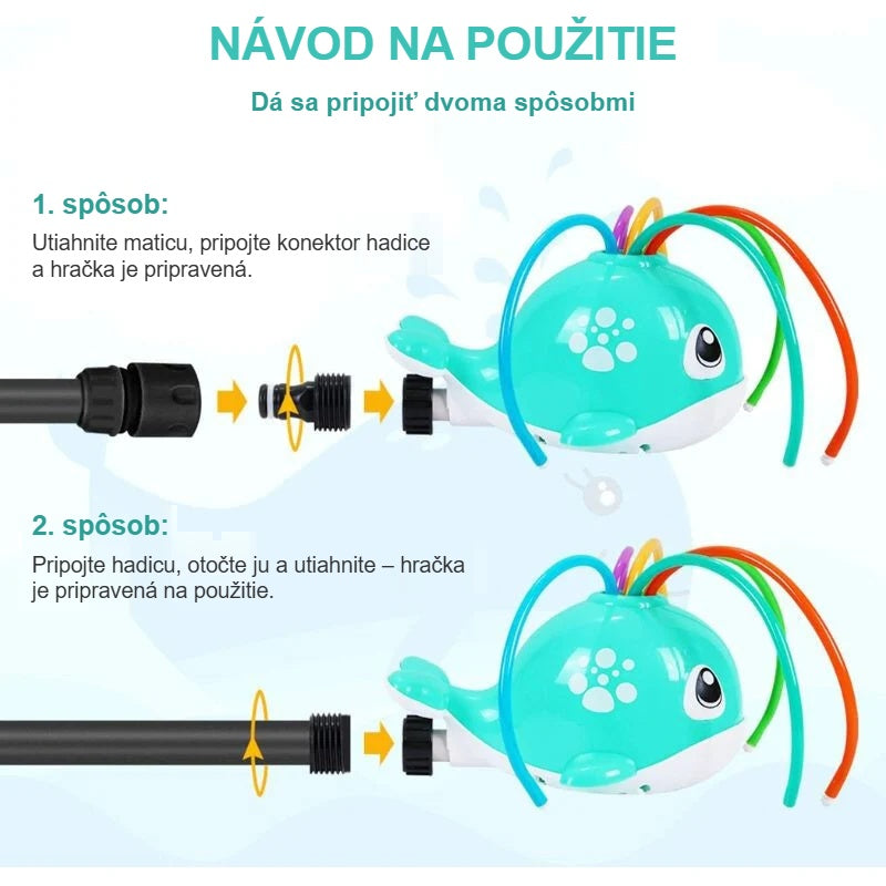 Nastavenie prúdu vody hračky pomocou tlaku vody