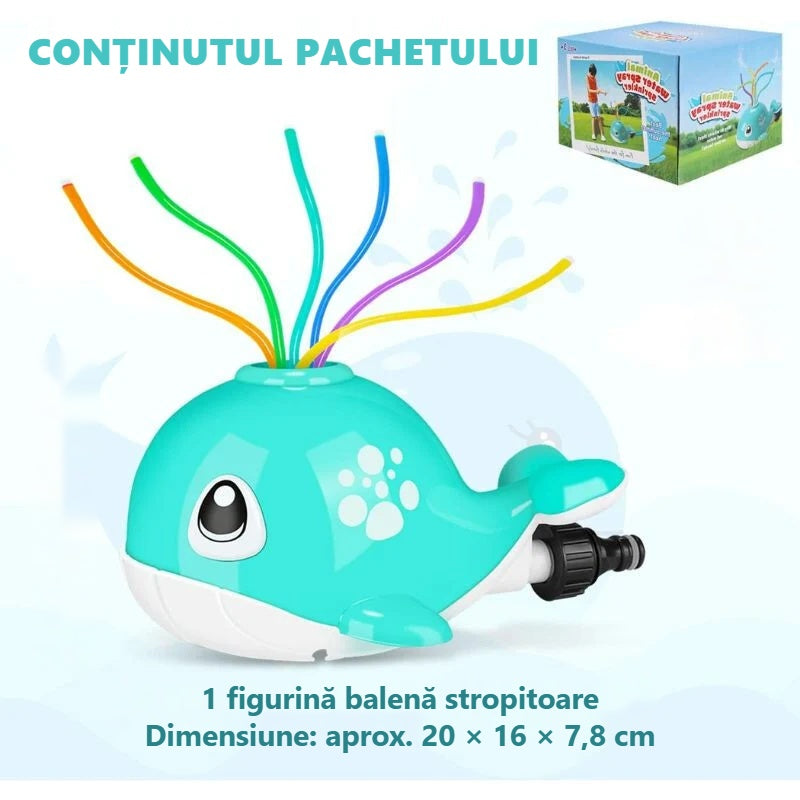 Stropitoarea balenă cu conținutul pachetului și dimensiunile