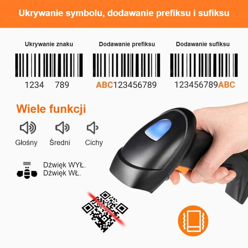 Ukrywanie znaków, prefiks i sufiks oraz trzy poziomy głośności