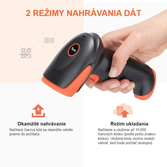 Dva režimy nahrávania dát čítačky: okamžitý režim a režim ukladania