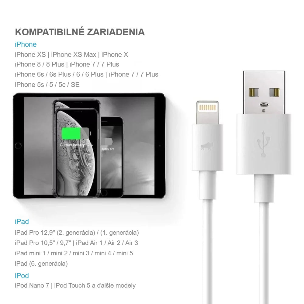 Zoznam zariadení Apple kompatibilných s nabíjacím káblom pre iPhone