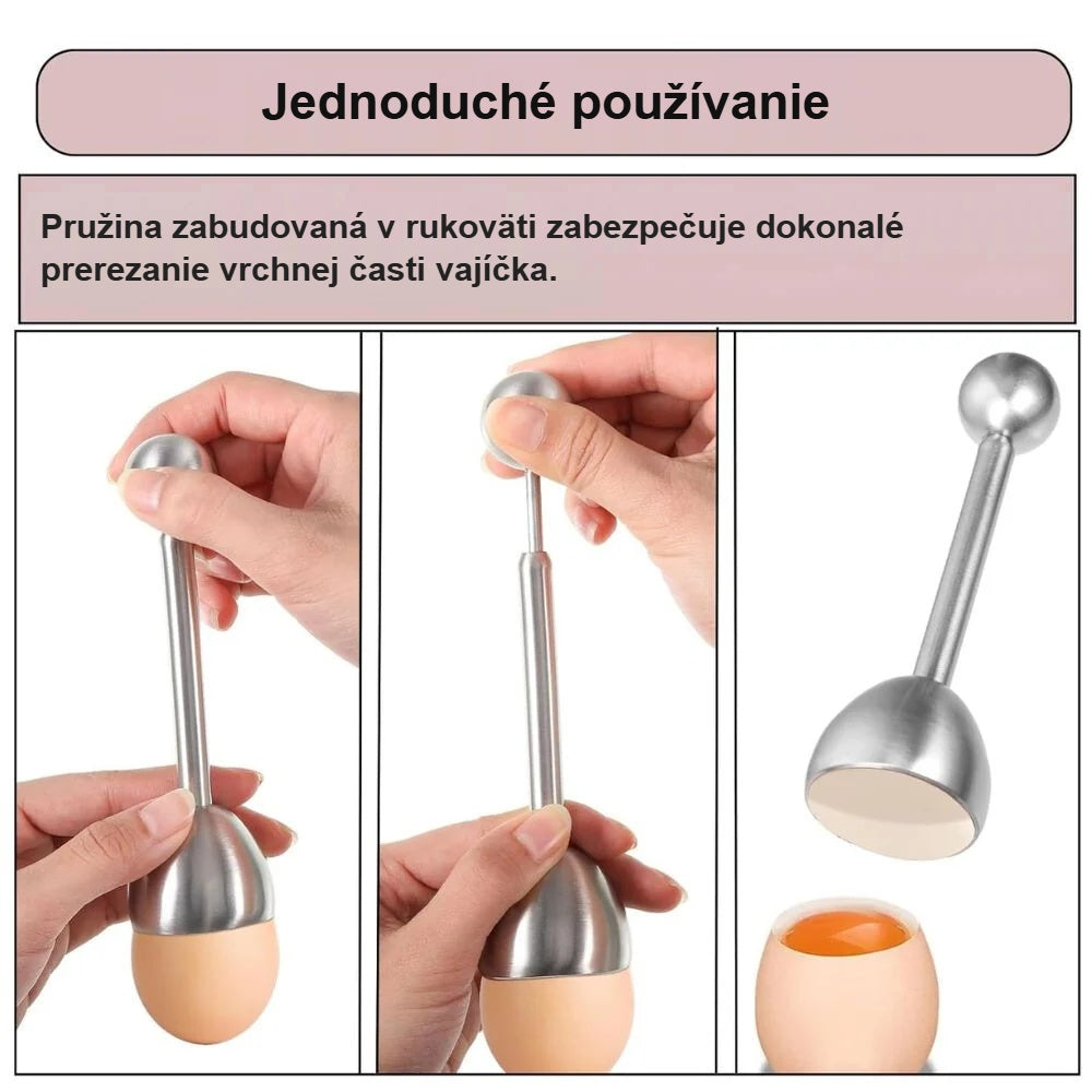 Používanie otvárača na vajíčka krok za krokom