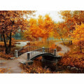Diamantmalerei-Set mit Herbstmotiv