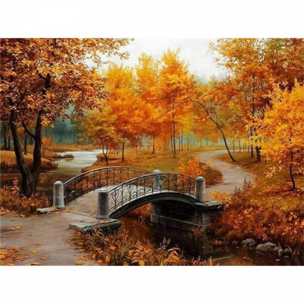 Diamantmalerei-Set mit Herbstmotiv