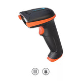 Tera L5100Y EU Kabelgebundener 1D Strichcodeleser – USB Anschluss, Einstecken und Loslegen, Stoßfeste Bauweise - Orange