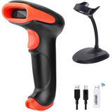 Čitač QR kodova i barkoda 2D/1D, žičani i bežični – 2.4G, USB, sa stalkom, Tera