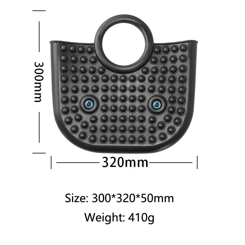 Jucărie Antistres Milestar Pop Fidget pentru Geantă – Pop It Negru