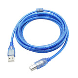 USB Druckerkabel 3 m – USB 2.0 A-B, geschirmt, mit Ferritkern, für Drucker und Scanner