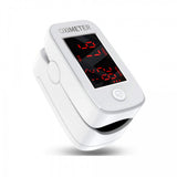 Pulzní oxymetr na prst s LED displejem – měření kyslíku v krvi (SpO2) a tepu, index PI, Mommed