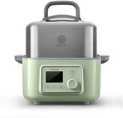 Buydeem G564 Aparat electric de gătit cu aburi – 5L Aburitor verde multifuncțional cu cronometru