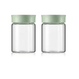 Üveg ételtároló doboz szett 2 x 300 ml – szivárgásmentes, bórszilikát, fűszertartó, Buydeem CS1002