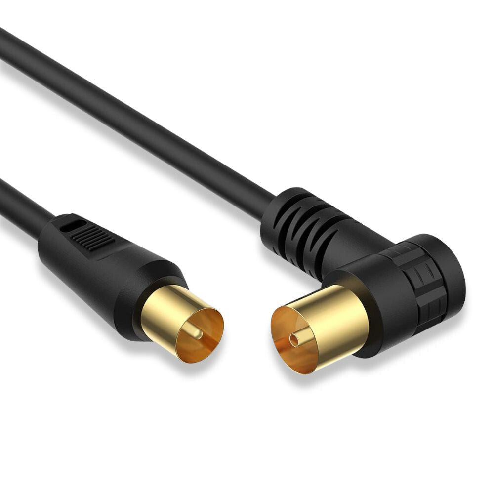Tesmart RG59 Koaxial-TV/SAT-Kabel – 75 Ohm mit vergoldetem Stecker
