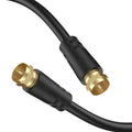 Tesmart Koaxial-TV/SAT-Kabel Stecker–Stecker RG59 75 Ω 2 m Vergoldet