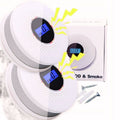 JKD 512COM Kohlenmonoxid- und Rauchmelder mit LCD-Anzeige, 85 dB Alarmton und Lichtsignal