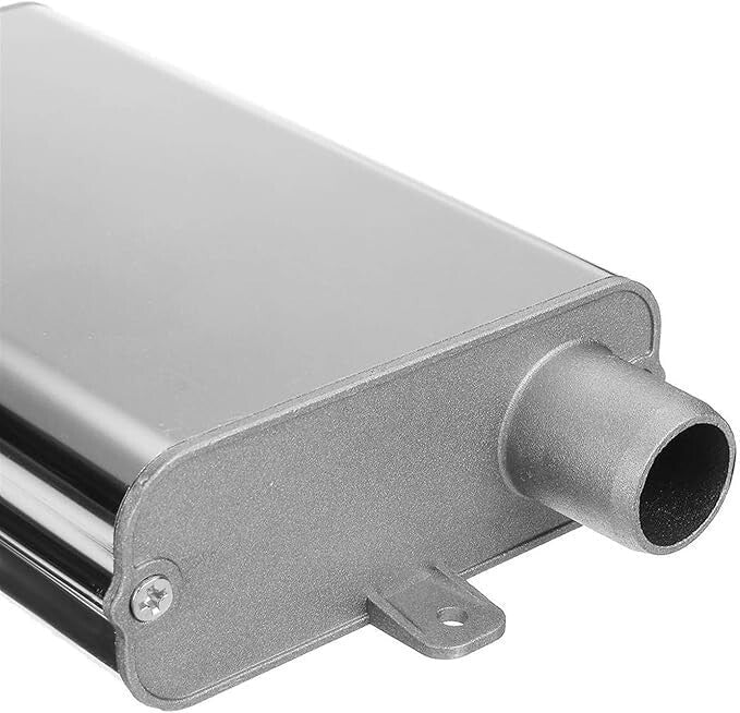 Blauer 24 mm Auspuffendrohr mit Schalldämpfer und Schelle – Auto-Tuning Geräuschreduzierung