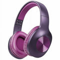 LETSCOM H10 Bluetooth Over-Ear Kopfhörer – Lila, Kabellos
