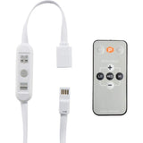 USB LED димер с RF дистанционно – регулатор на яркостта за 5 V LED лента, 20 степени, Luminoodle